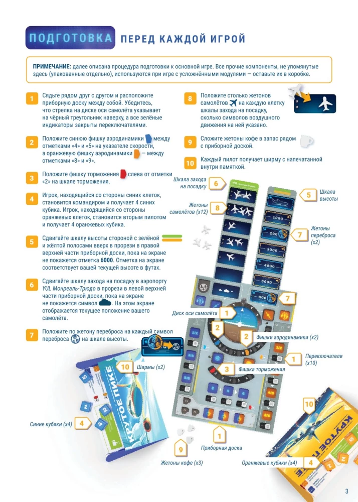 Настольная игра - Крутое пике